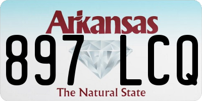 AR license plate 897LCQ