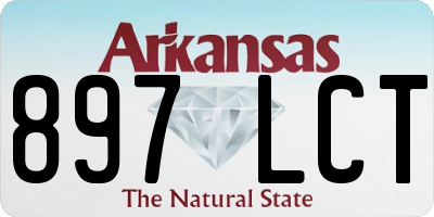 AR license plate 897LCT