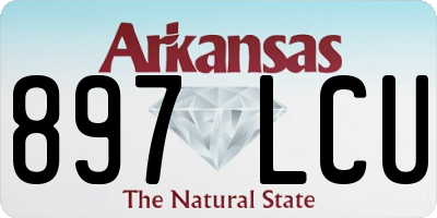 AR license plate 897LCU
