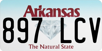 AR license plate 897LCV