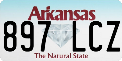 AR license plate 897LCZ