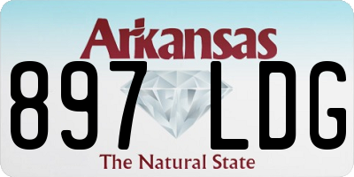 AR license plate 897LDG