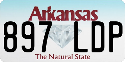 AR license plate 897LDP