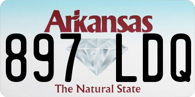 AR license plate 897LDQ
