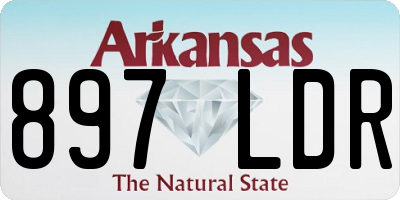 AR license plate 897LDR