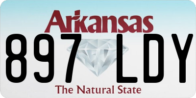 AR license plate 897LDY