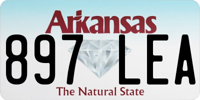 AR license plate 897LEA