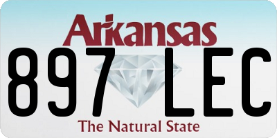 AR license plate 897LEC