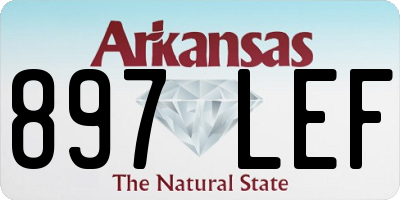 AR license plate 897LEF