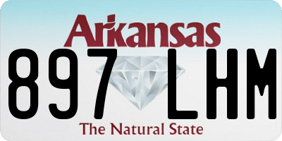 AR license plate 897LHM