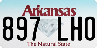 AR license plate 897LHO