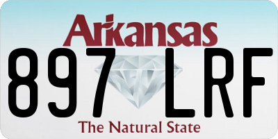 AR license plate 897LRF