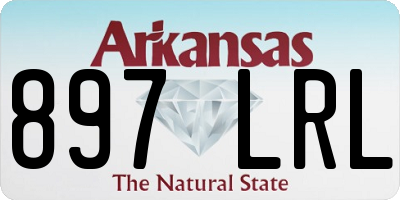 AR license plate 897LRL