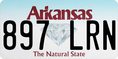 AR license plate 897LRN
