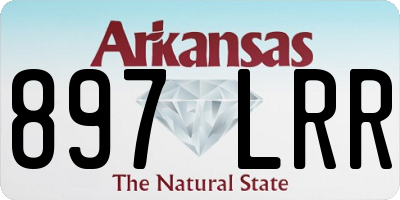 AR license plate 897LRR