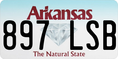 AR license plate 897LSB