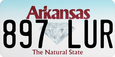 AR license plate 897LUR