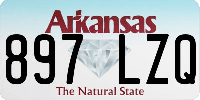 AR license plate 897LZQ