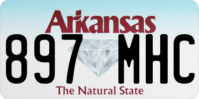 AR license plate 897MHC