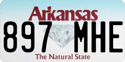 AR license plate 897MHE