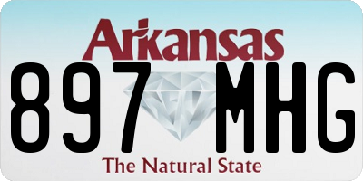 AR license plate 897MHG