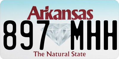 AR license plate 897MHH