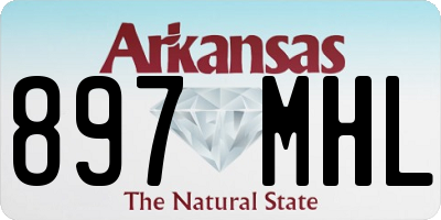 AR license plate 897MHL