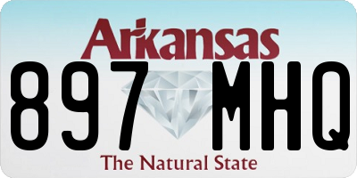 AR license plate 897MHQ