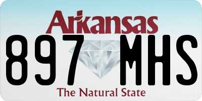 AR license plate 897MHS