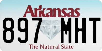 AR license plate 897MHT