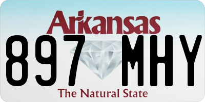 AR license plate 897MHY