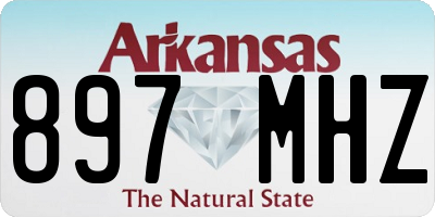 AR license plate 897MHZ