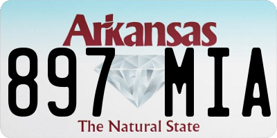AR license plate 897MIA