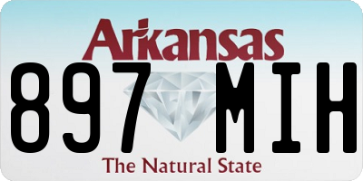 AR license plate 897MIH