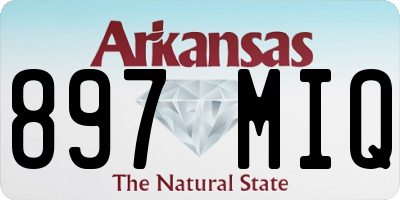 AR license plate 897MIQ