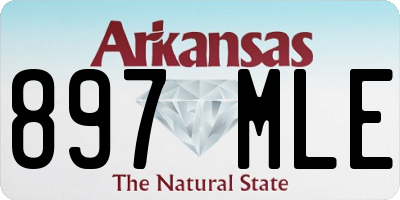 AR license plate 897MLE