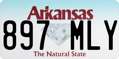 AR license plate 897MLY
