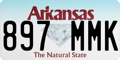 AR license plate 897MMK