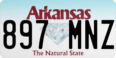 AR license plate 897MNZ