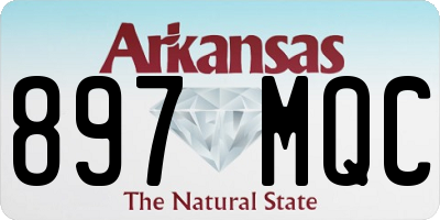 AR license plate 897MQC