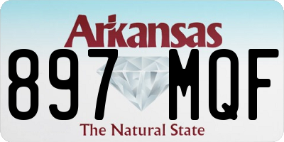 AR license plate 897MQF