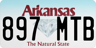 AR license plate 897MTB