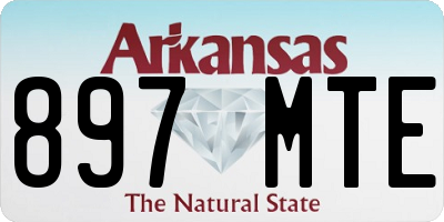 AR license plate 897MTE