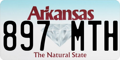 AR license plate 897MTH