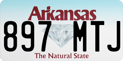 AR license plate 897MTJ
