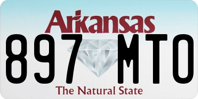 AR license plate 897MTO