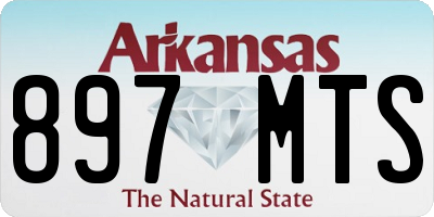 AR license plate 897MTS