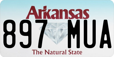 AR license plate 897MUA