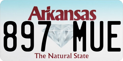 AR license plate 897MUE