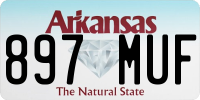 AR license plate 897MUF